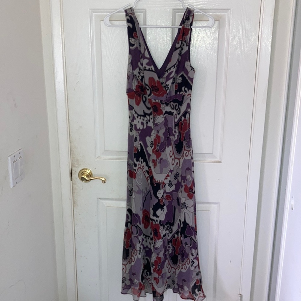 EUC Vintage BCBG 100% Silk Dress 6P MSRP $158